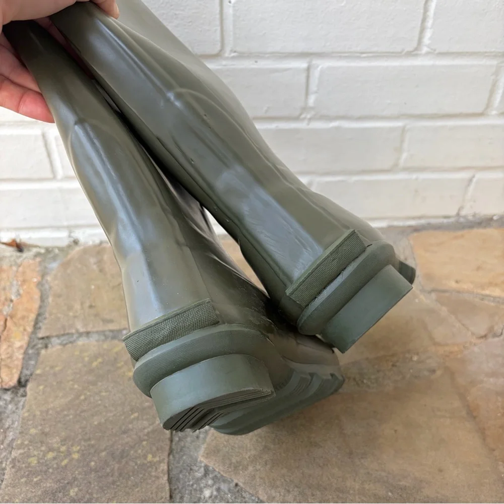 Barbour Bede Wellington “Wellie” Boots in Olive, SZ UK 3 (US 5.5-6) EUC - Picture 9 of 12